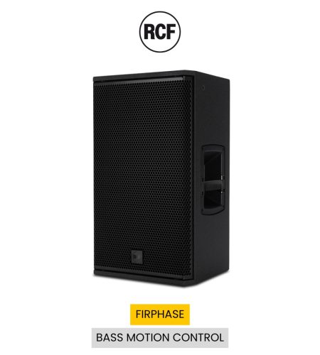 Loa active RCF NX 912-A nhỏ gọn, bass 12 inch, công suất 2100W, phù hợp cho bar, lounge, DJ, sân khấu vừa và karaoke gia đình cao cấp