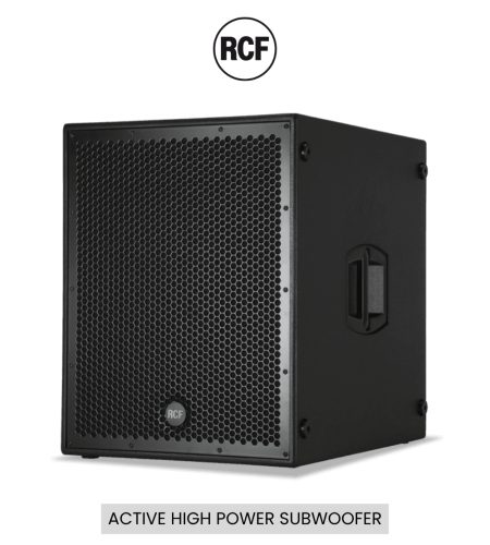 Loa subwoofer RCF SUB 8004-AS bass 18 inch, công suất mạnh mẽ, lý tưởng cho hệ thống âm thanh bar, club, lounge và sân khấu biểu diễn chuyên nghiệp