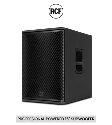 Loa subwoofer RCF SUB 905-AS MK3 với bass 15 inch, công suất 2200W, thiết kế nhỏ gọn, lý tưởng cho bar, lounge, club, DJ và sân khấu chuyên nghiệp