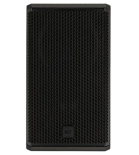 Mặt trước loa RCF KX 10-A thiết kế lưới thép bảo vệ chuyên nghiệp