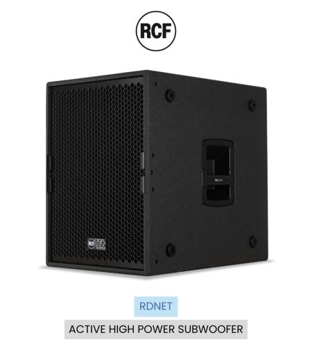 Loa subwoofer active RCF TTS 15-A – bass 15 inch, nhỏ gọn, hiệu suất cao cho hệ thống âm thanh chuyên nghiệp