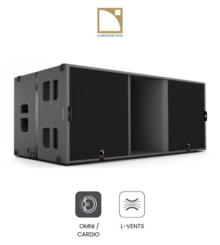 Loa subwoofer L-Acoustics KS28, 2x18 inch neodymium, SPL 143 dB, chuẩn IP55, bay được