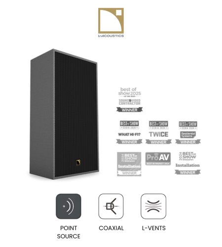 Loa đồng trục L-Acoustics X6i cho lắp đặt cố định, âm thanh chuyên nghiệp, nhỏ gọn