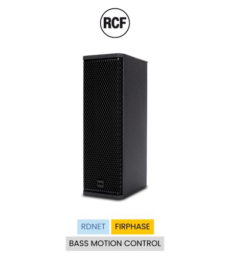 Loa full-range RCF TT 515-A 5" active 2-way với công suất 1000W, tích hợp DSP và RDNet, thiết kế siêu nhỏ gọn cho ứng dụng chuyên nghiệp.