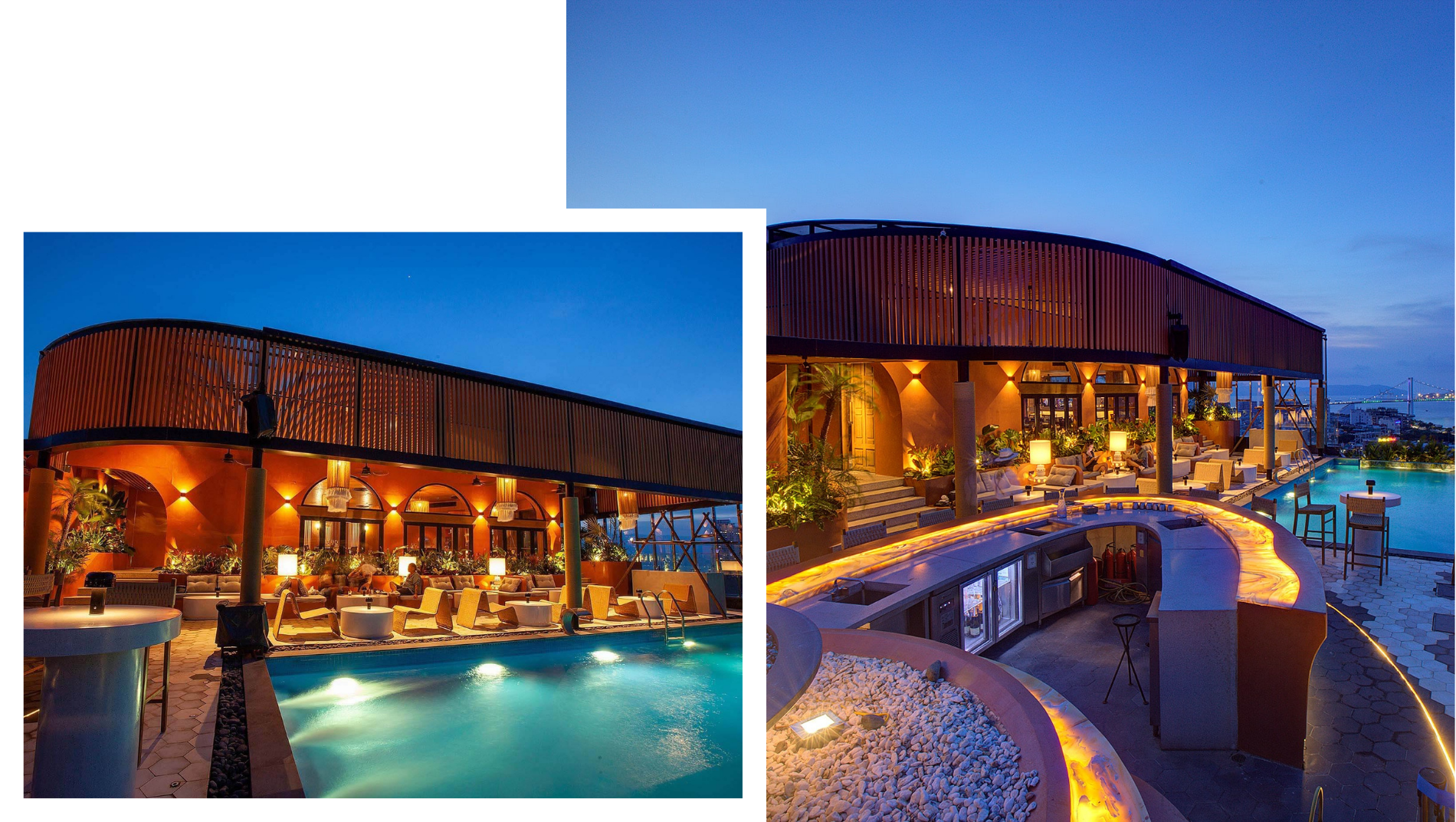 Hệ thống loa RCF và L-Acoustics cao cấp đạt chuẩn IP54 chống chịu thời tiết cho môi trường Rooftop